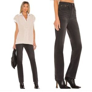 Pistola Cassie Revolve Straight High waisted jeans W29 soft black